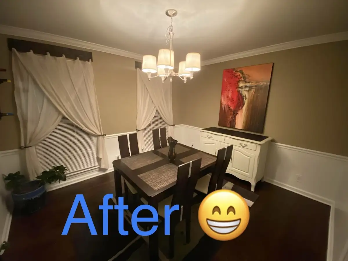 Professional dining room restoration after water damage in Homer